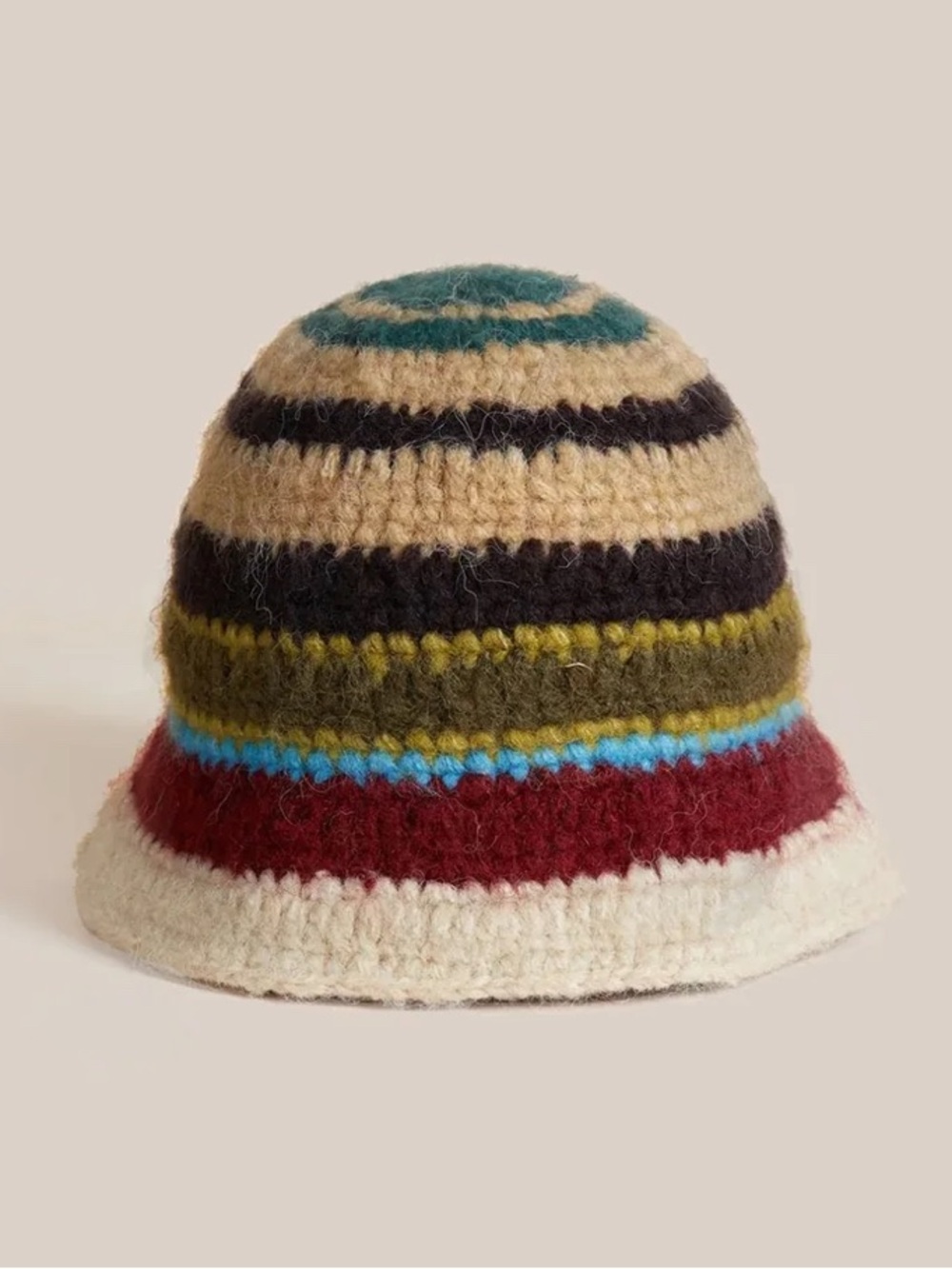 Found STRIPE KNIT BEANIE